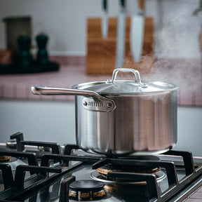 Alma Kitchenware – Kjøkkenbatteri i rustfritt stål, 19 deler