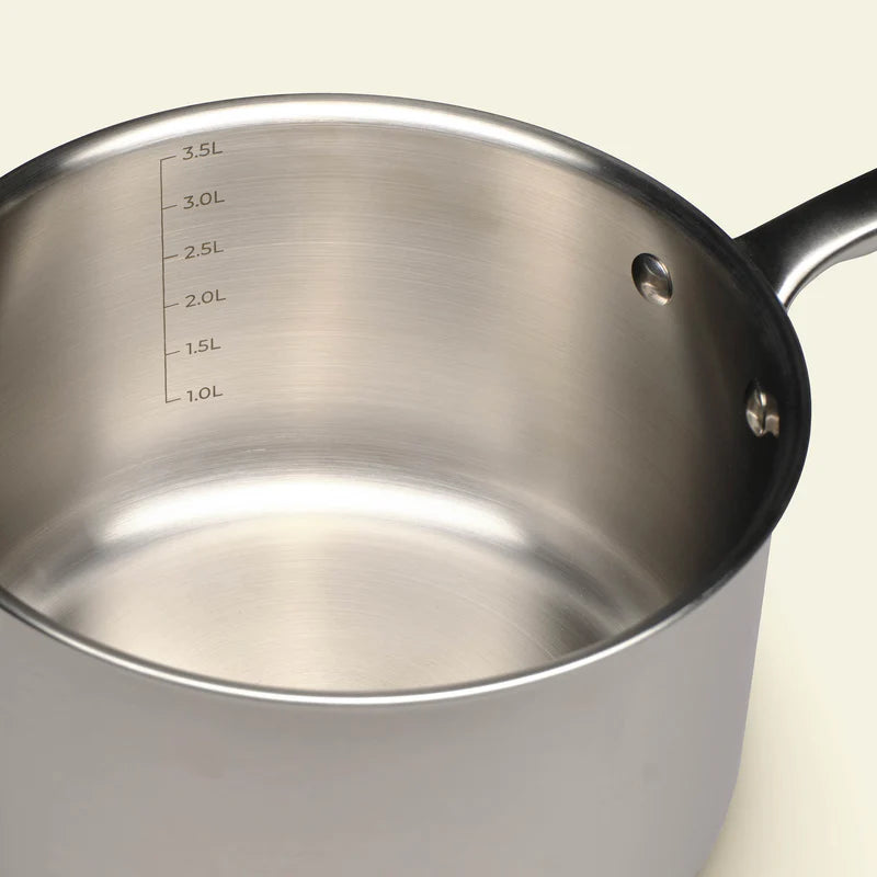 Alma Kitchenware – Kjøkkenbatteri i rustfritt stål, 19 deler